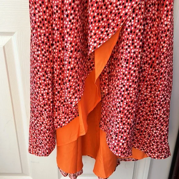 NWT Anthropologie Hutch Flutter Wrap Midi Dress MP NWT - Picture 8 of 15